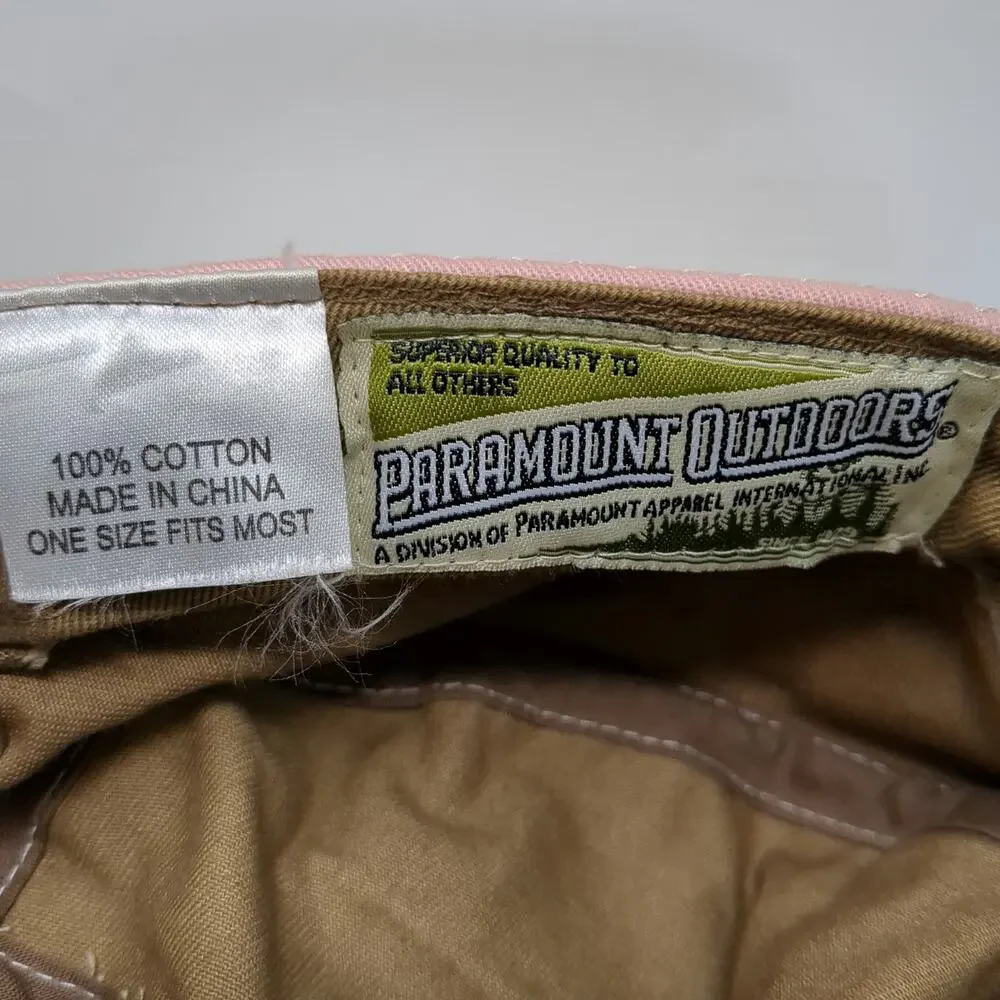 Paramount Outdoors Budweiser Army Cap Brown Pink Camo One Size Strapback Hat